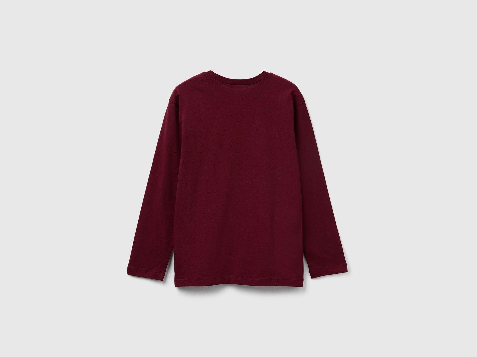 T-shirt con stampa da bambino bordeaux 2 | Benetton Outlet