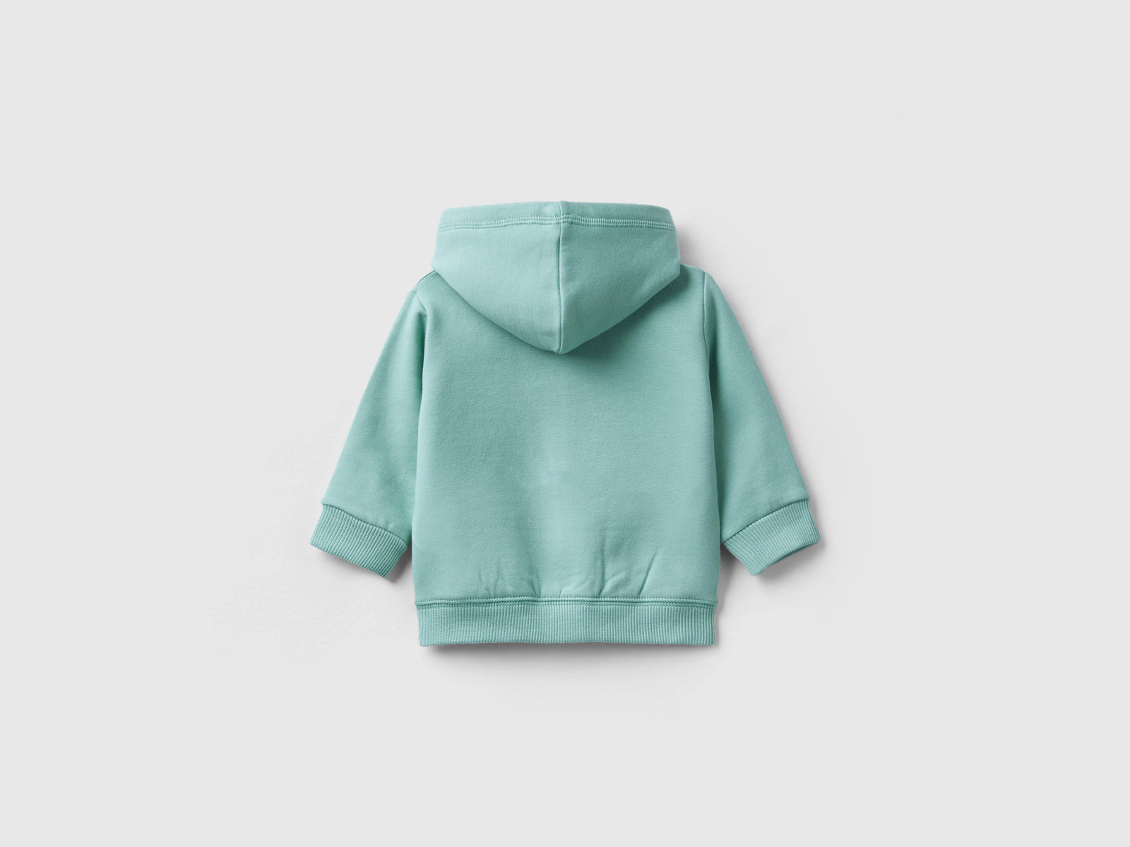 Calda felpa con stampa animaletti da neonato azzurro 2 | Benetton Outlet