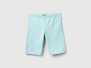 Leggings corti in cotone stretch