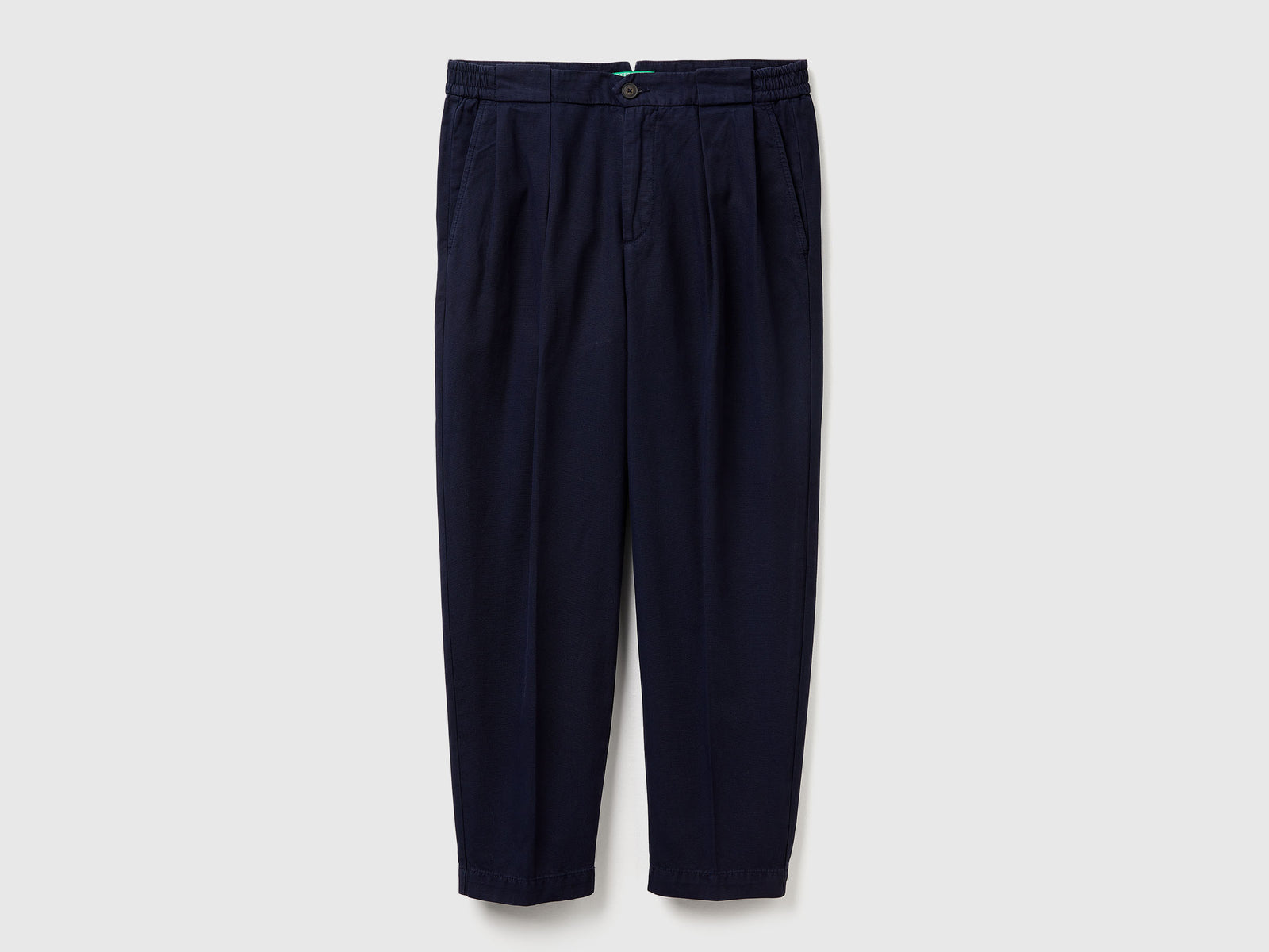 Chino carrot fit da uomo blu scuro | Benetton Outlet