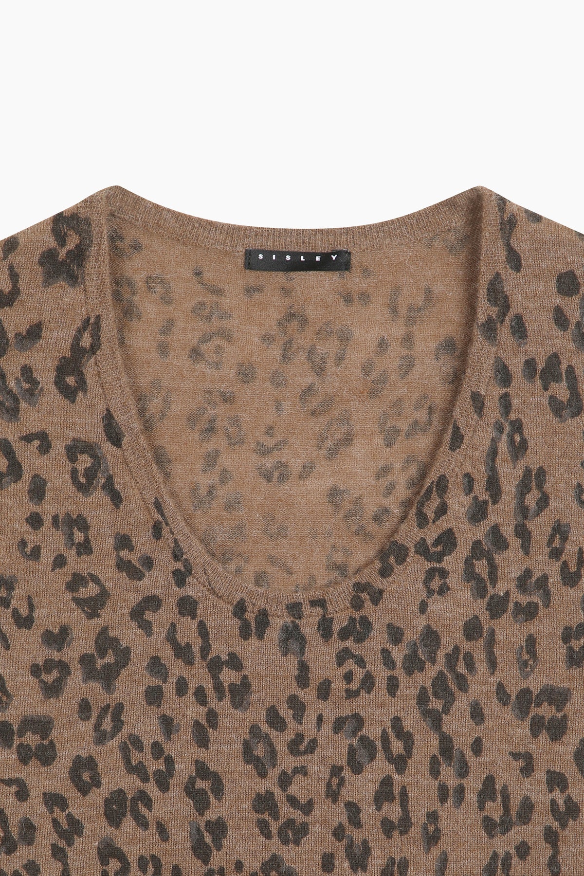 Canotta animalier in maglia