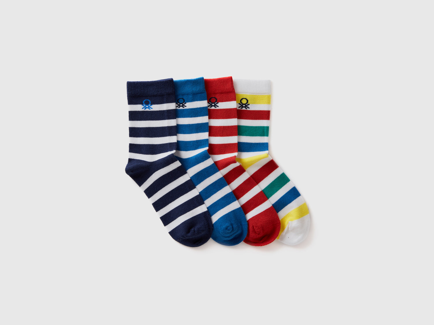 Set calzini jacquard a righe da bambino multi-color | Benetton Outlet