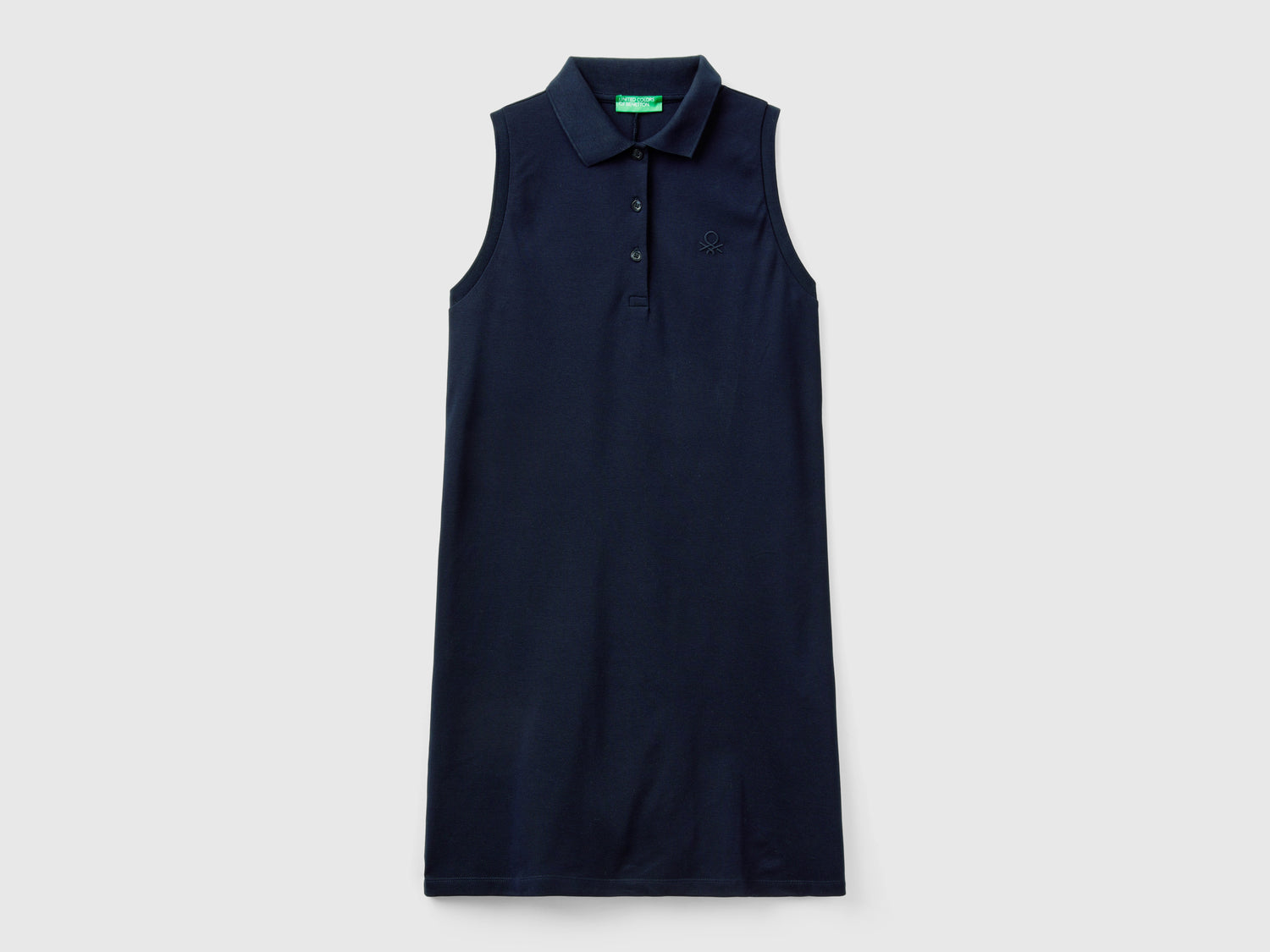 Vestito stile polo da donna blu scuro | Benetton Outlet