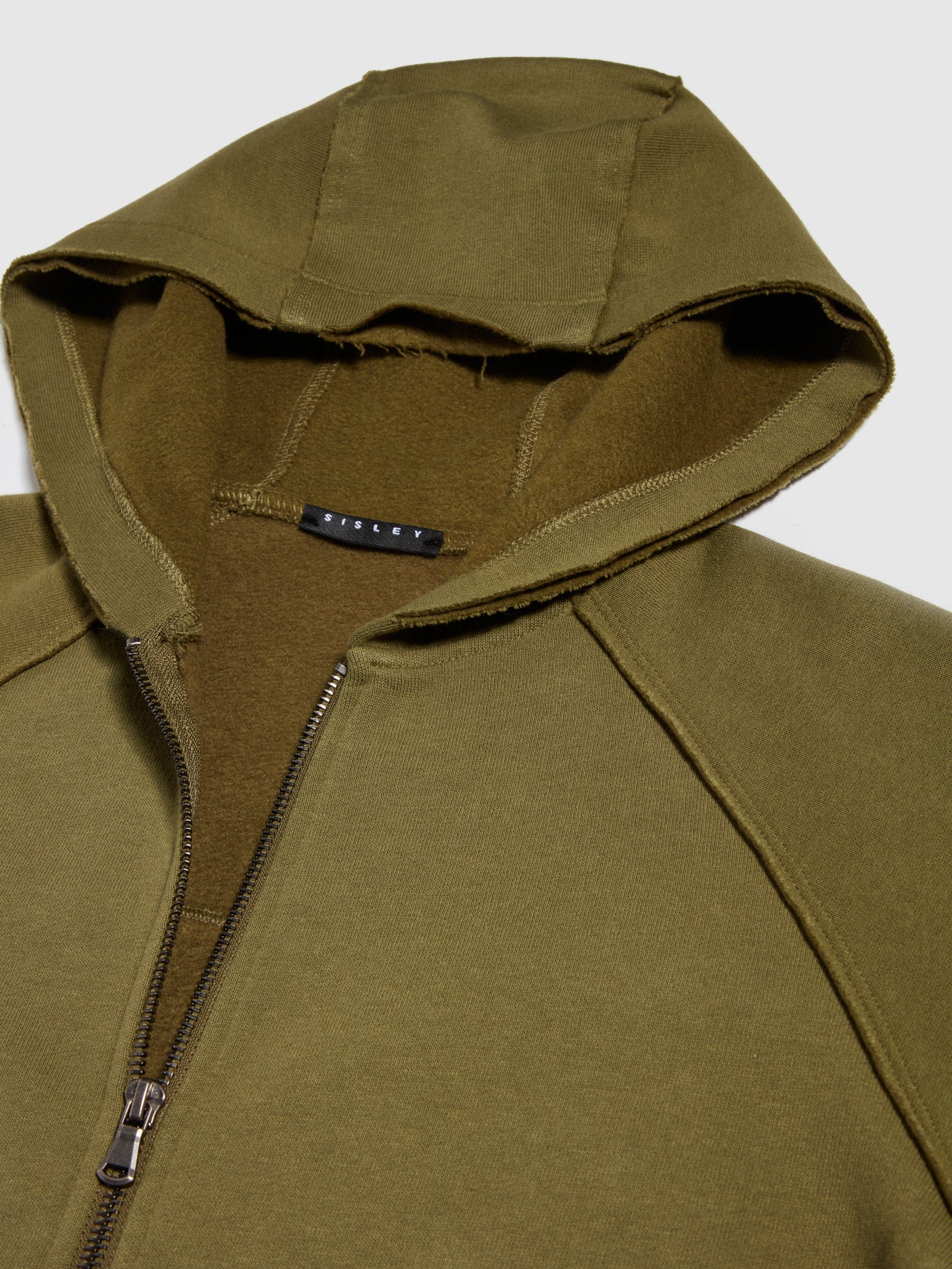 Felpa over con stampa da bambino verde militare 3 | Sisley young Outlet