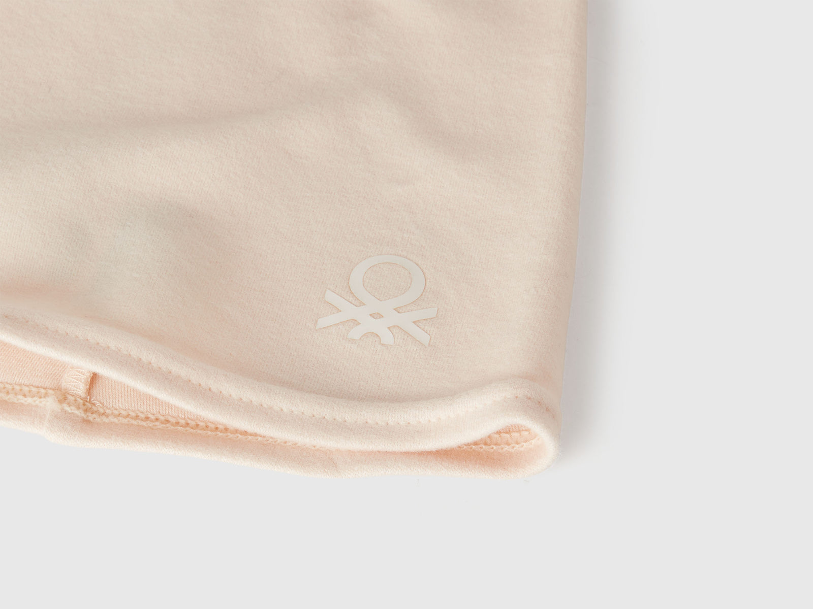 Cuffietta in cotone stretch da bimbo bianco panna 3 | Benetton Outlet