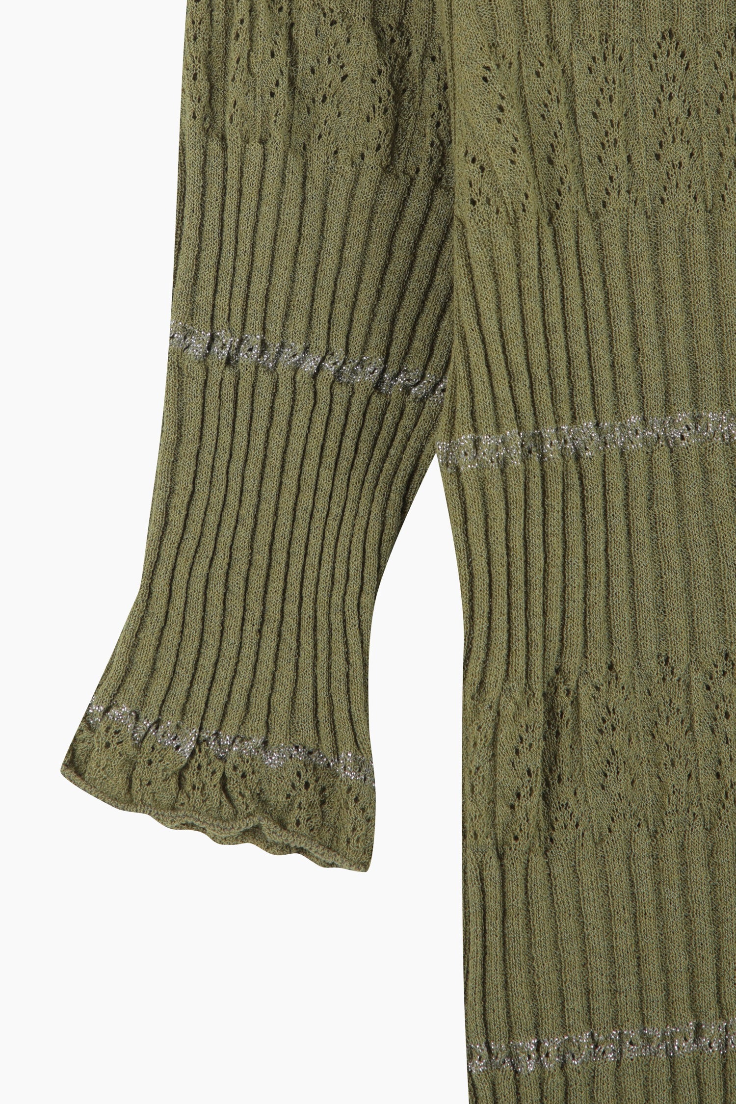 Maglia polo a costine da donna verde militare 4 | Sisley Outlet