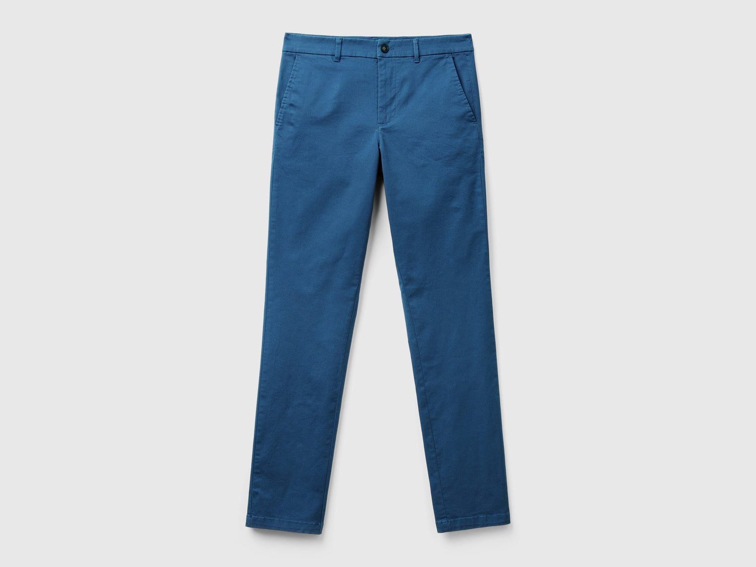 Chino slim fit in cotone stretch da uomo avio | Benetton Outlet
