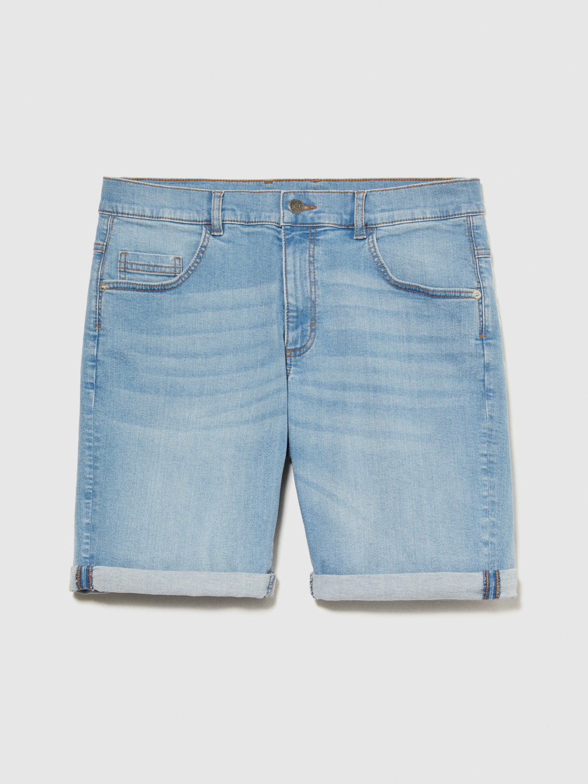 Bermuda di jeans slim comfort fit