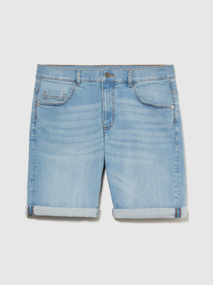 Bermuda di jeans slim comfort fit