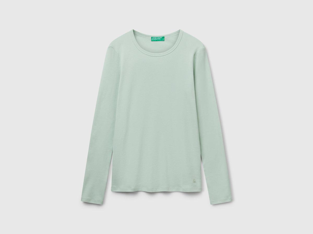 T-shirt manica lunga 100% cotone