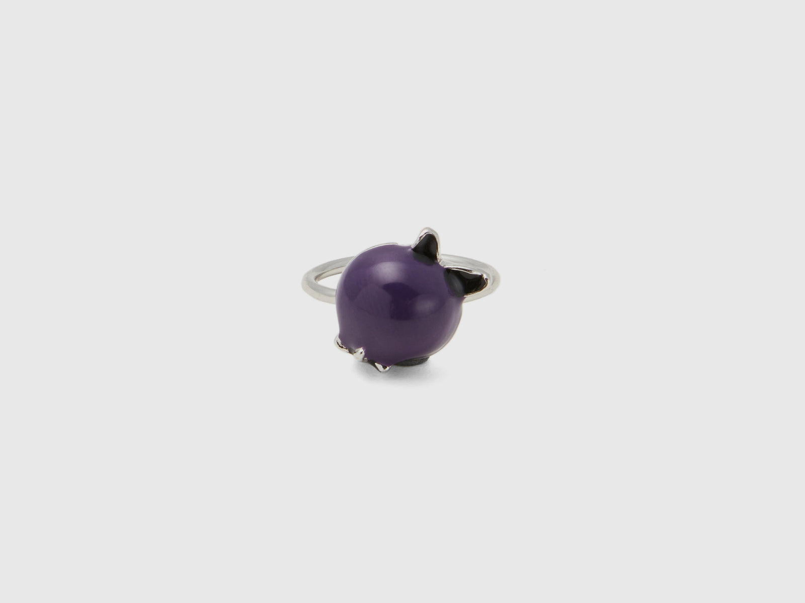 Anello con mirtillo viola da donna prugna | Benetton Outlet