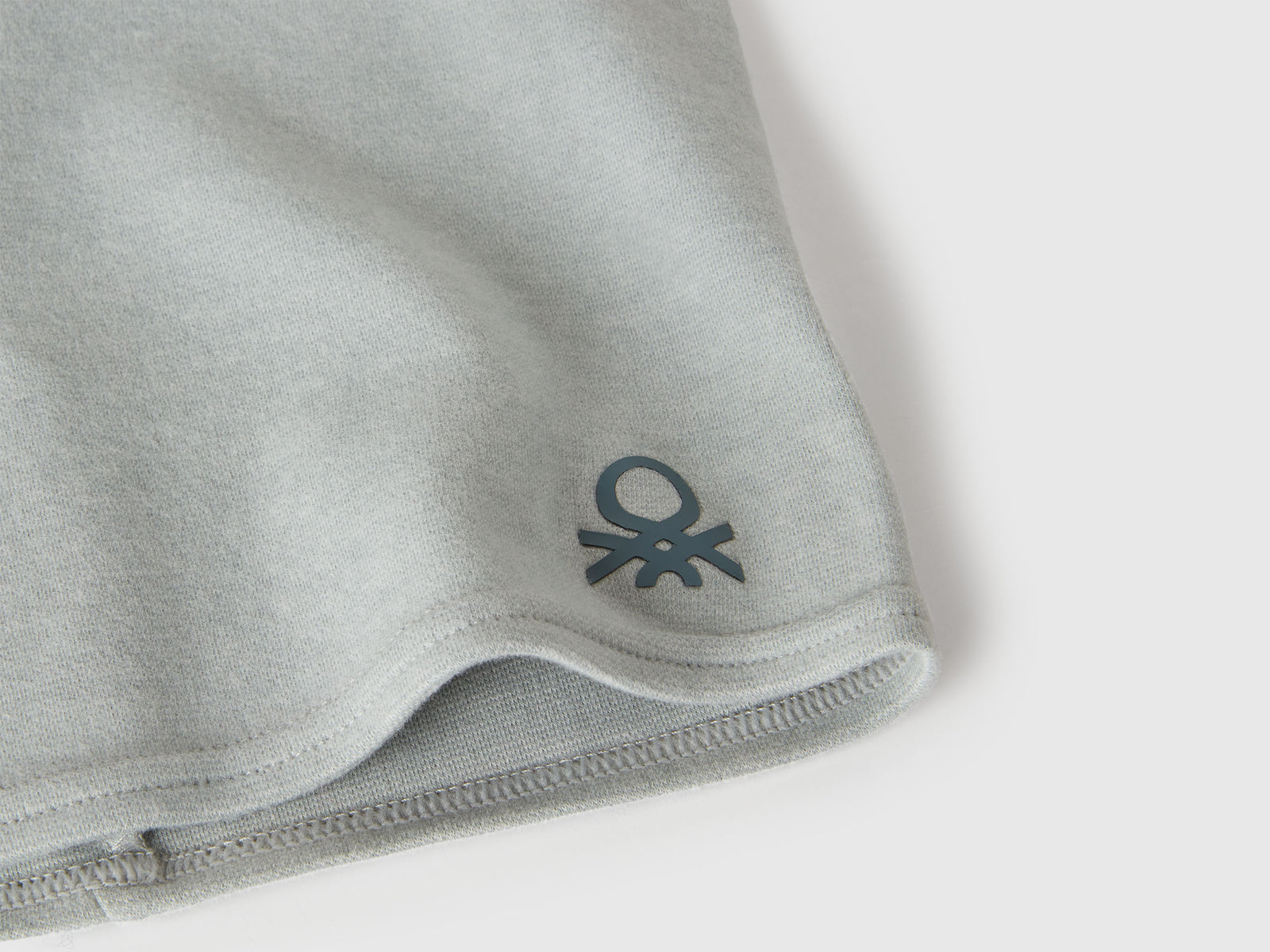 Scaldacollo in cotone stretch da bimbo grigio 3 | Benetton Outlet