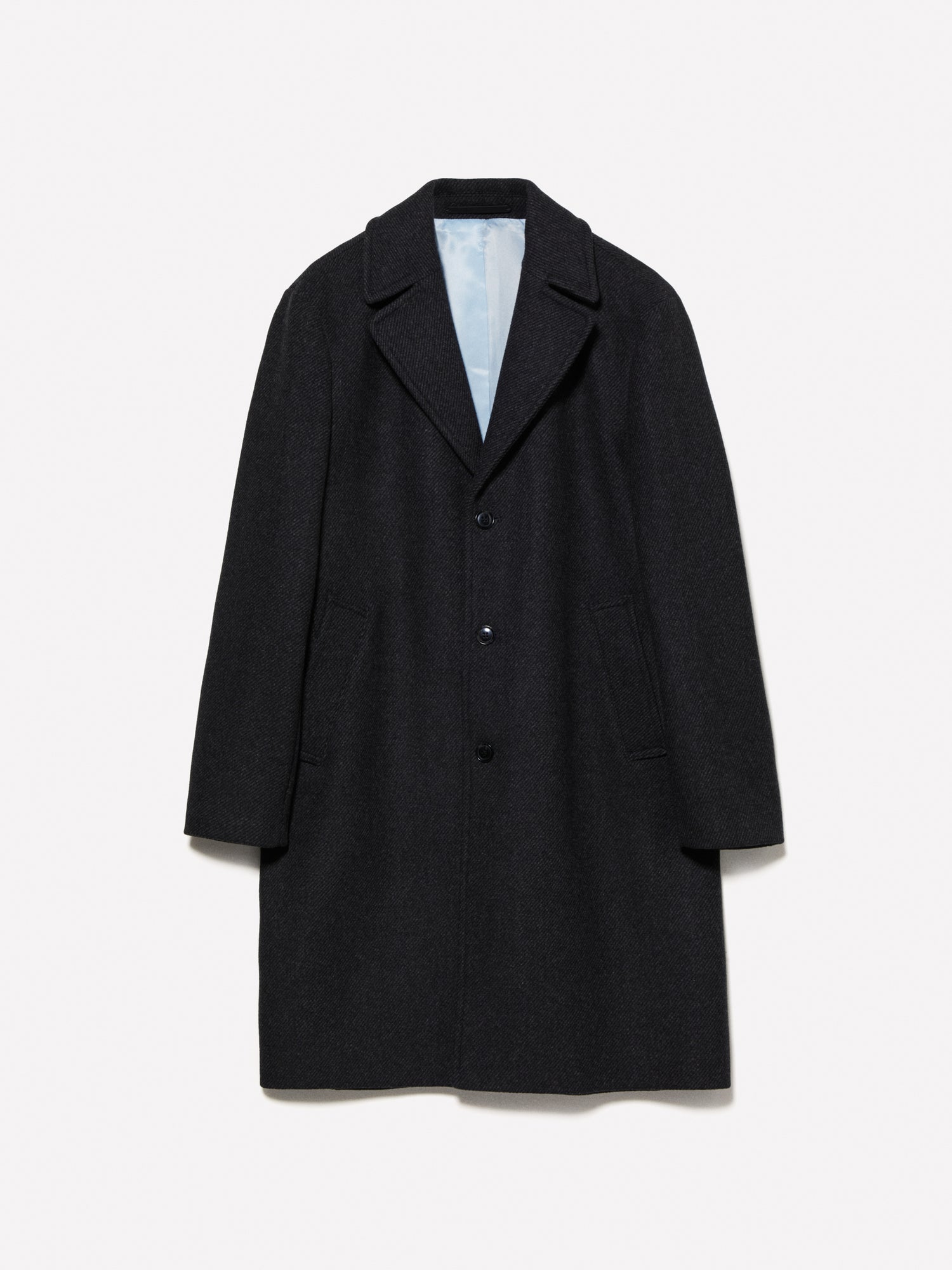 Cappottoo monopetto da uomo grigio scuro | Sisley Outlet