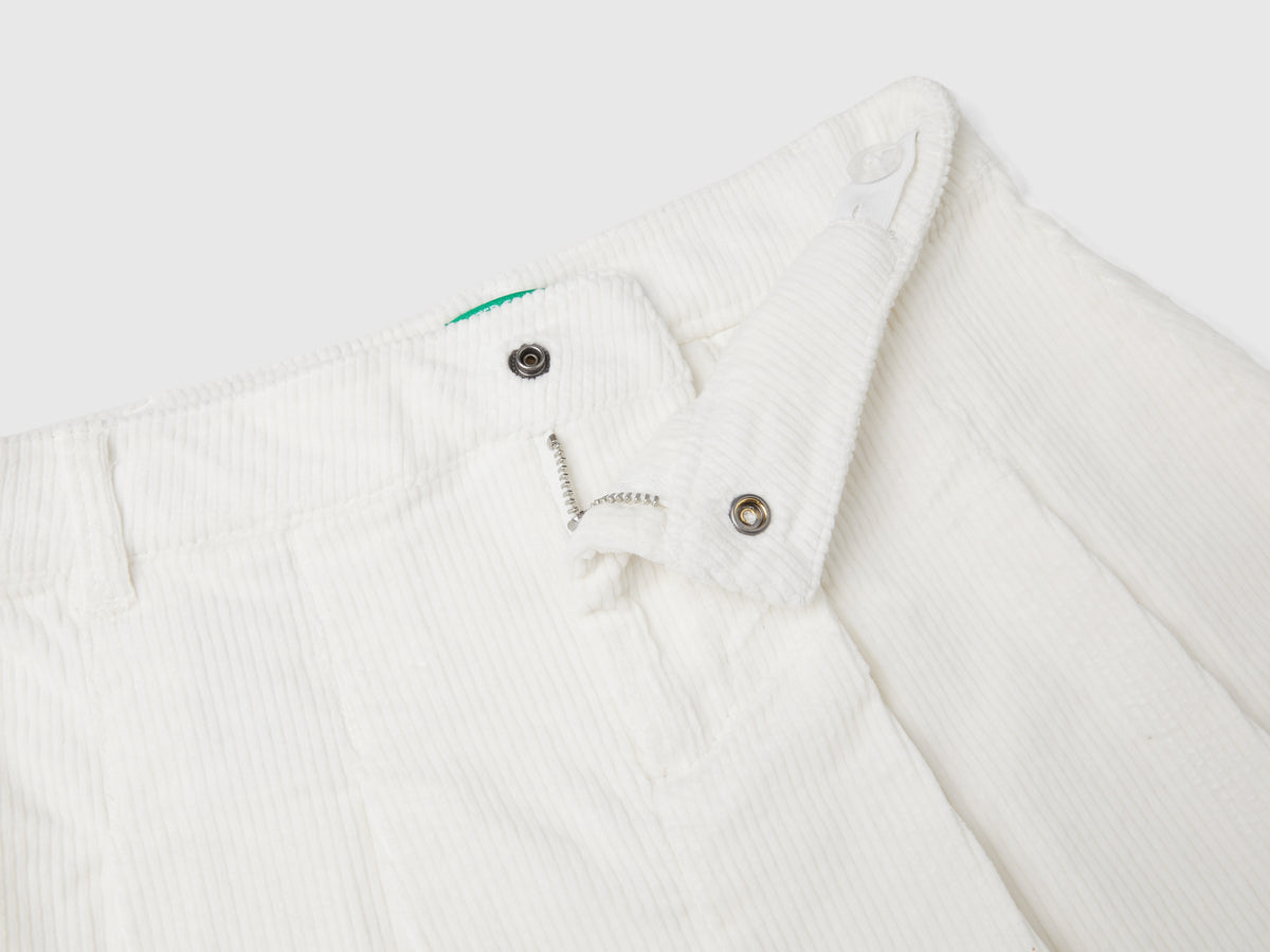 Pleated velvet mini skirt