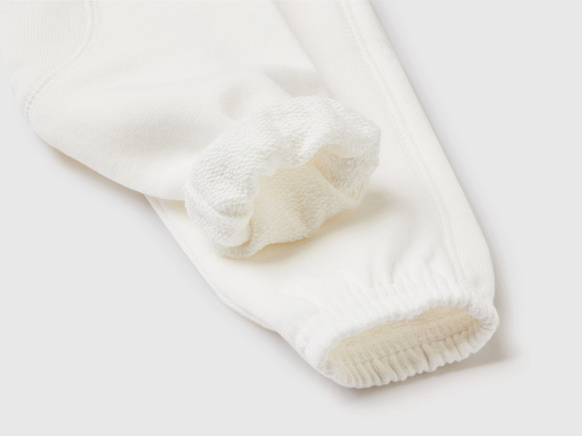 Pantaloni lunghi in felpa di puro cotone