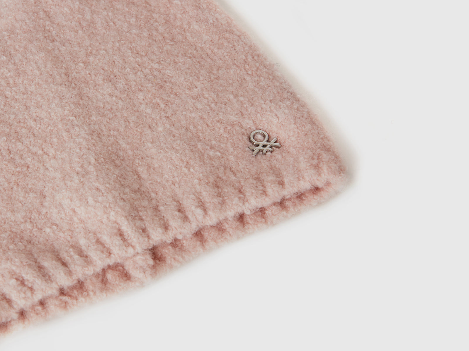 Cappello in misto lana da bambina rosa tenue 3 | Benetton Outlet