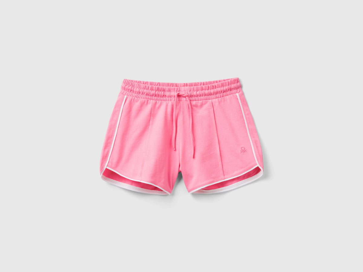 Shorts con coulisse 100% cotone