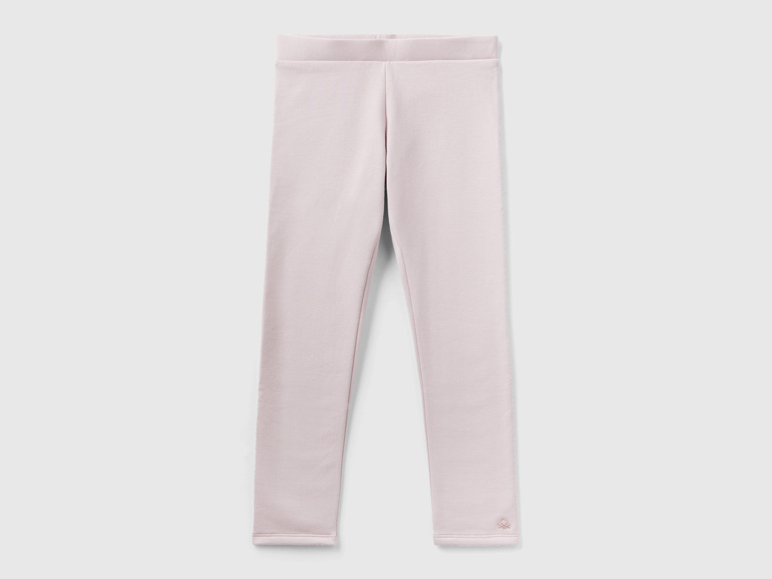 Caldi leggings felpati da bambina rosa | Benetton Outlet