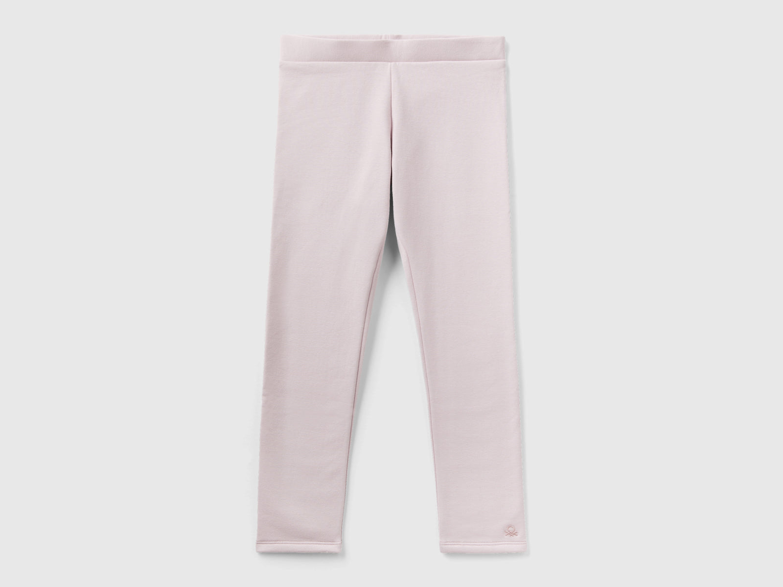 Caldi leggings felpati da bambina rosa | Benetton Outlet