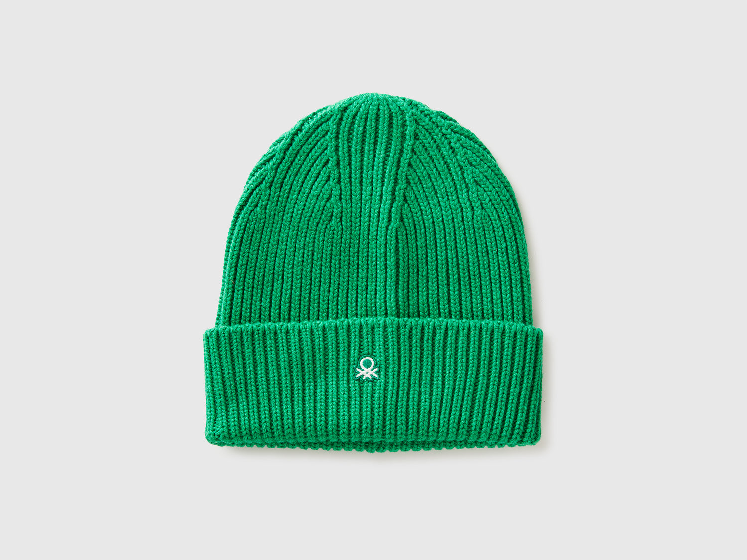 Cappello in misto lana da uomo verde | Benetton Outlet
