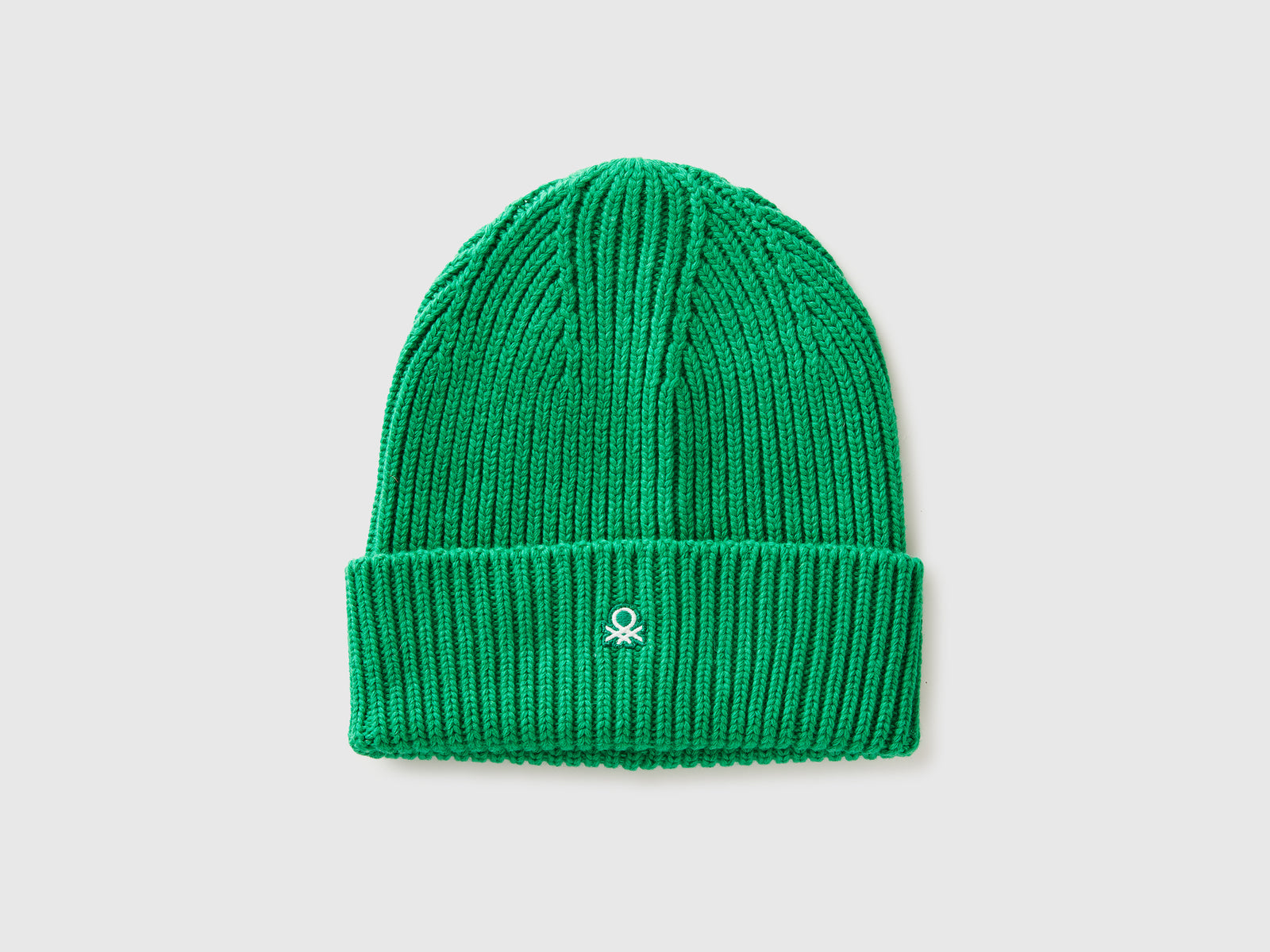 Cappello in misto lana da uomo verde | Benetton Outlet
