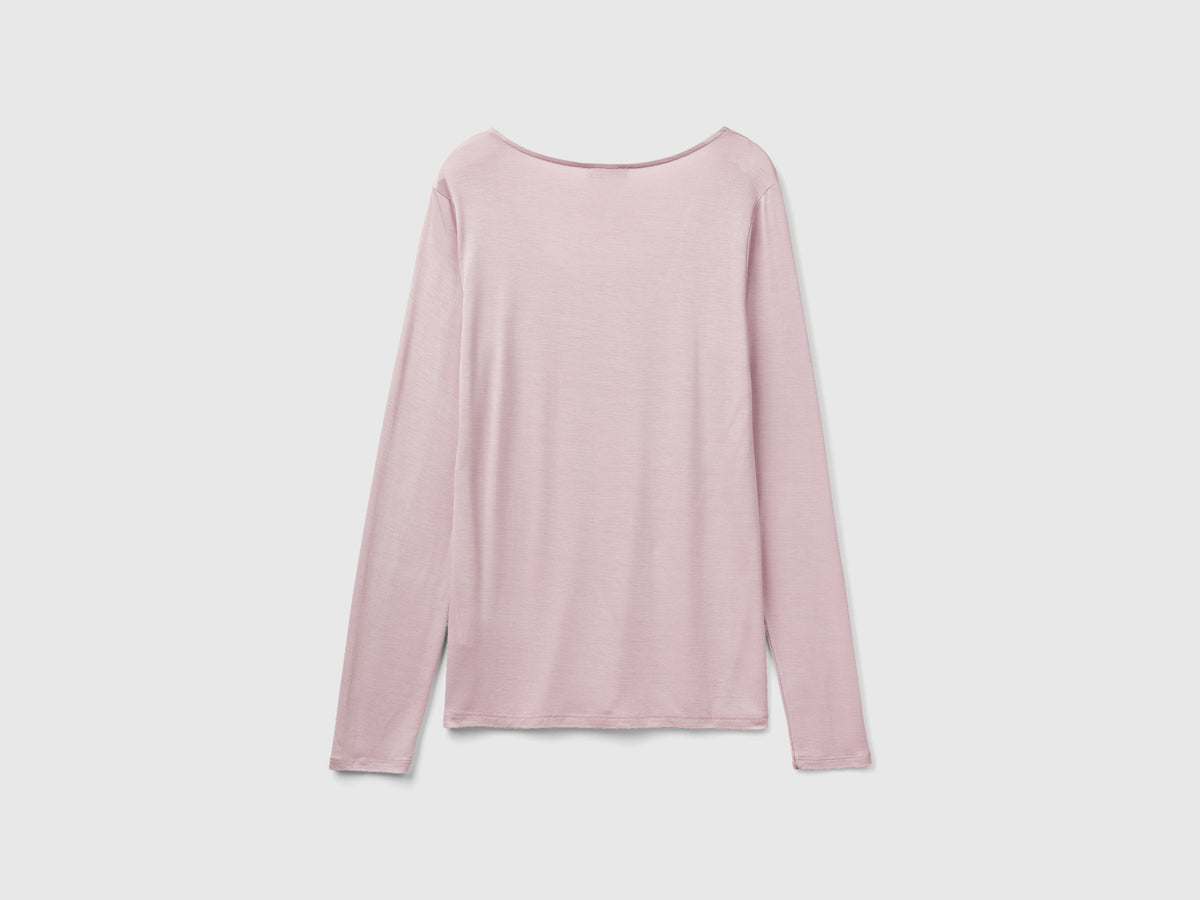 Maglietta in viscosa stretch