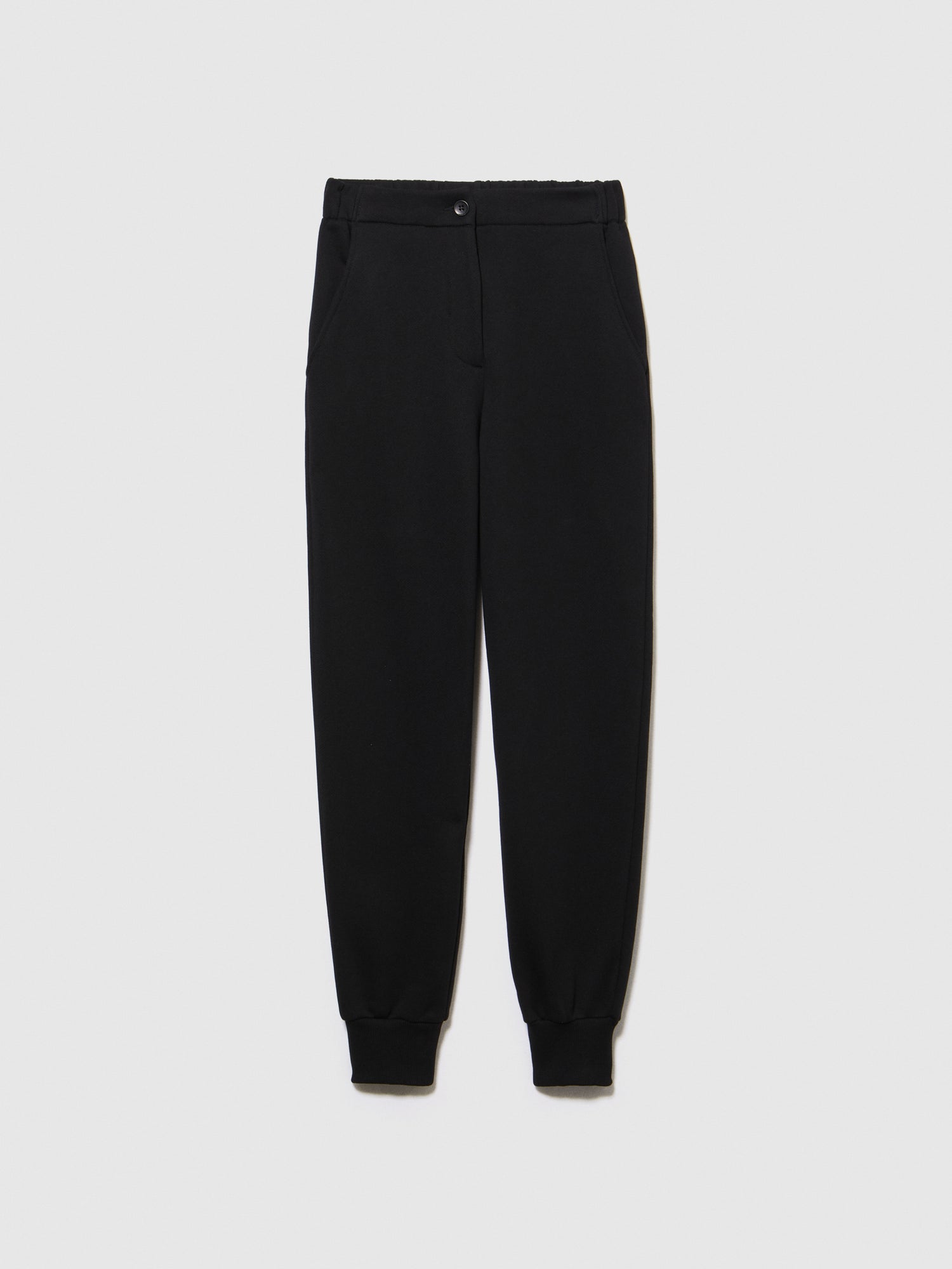 Joggers in felpa da donna nero | Sisley Outlet