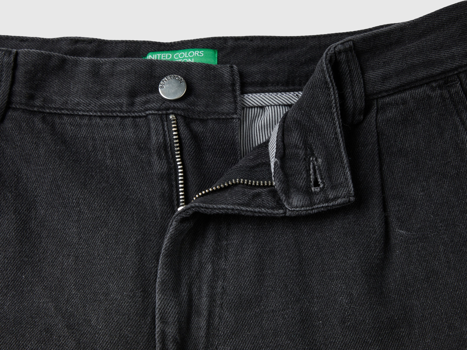 Chino di jeans da uomo nero 3 | Benetton Outlet
