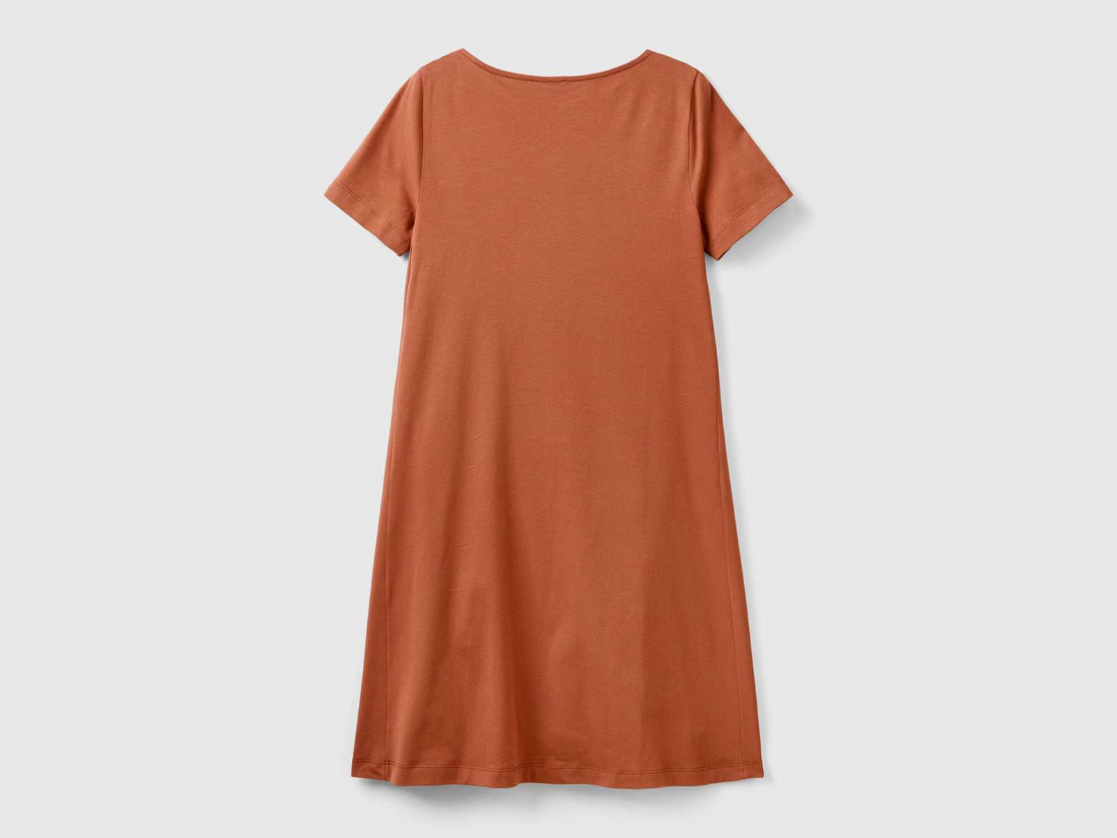 Abito corto svasato da donna bruciato 2 | Benetton Outlet