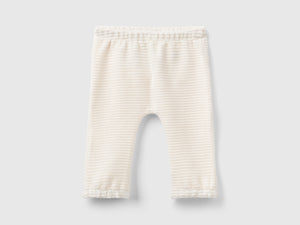 Pantaloni in ciniglia con ricamo