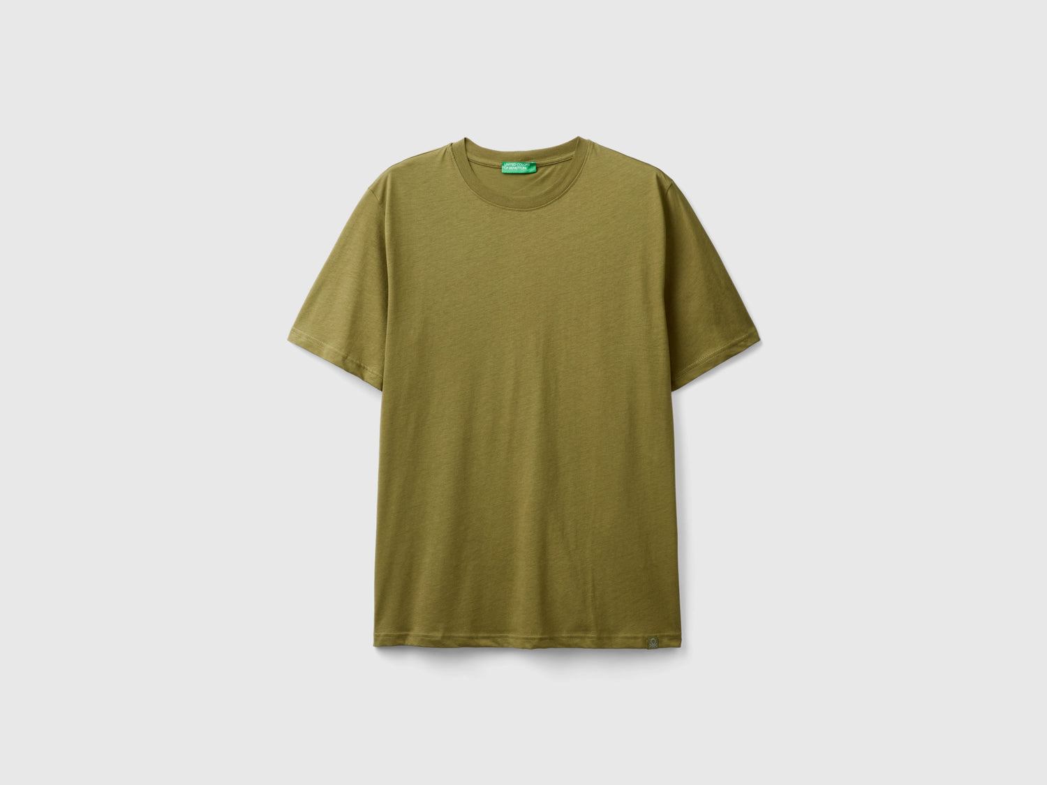 T-shirt da uomo verde militare | Benetton Outlet