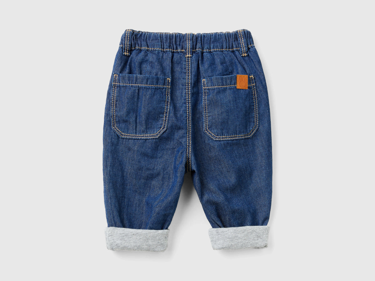 Pantaloni in chambray