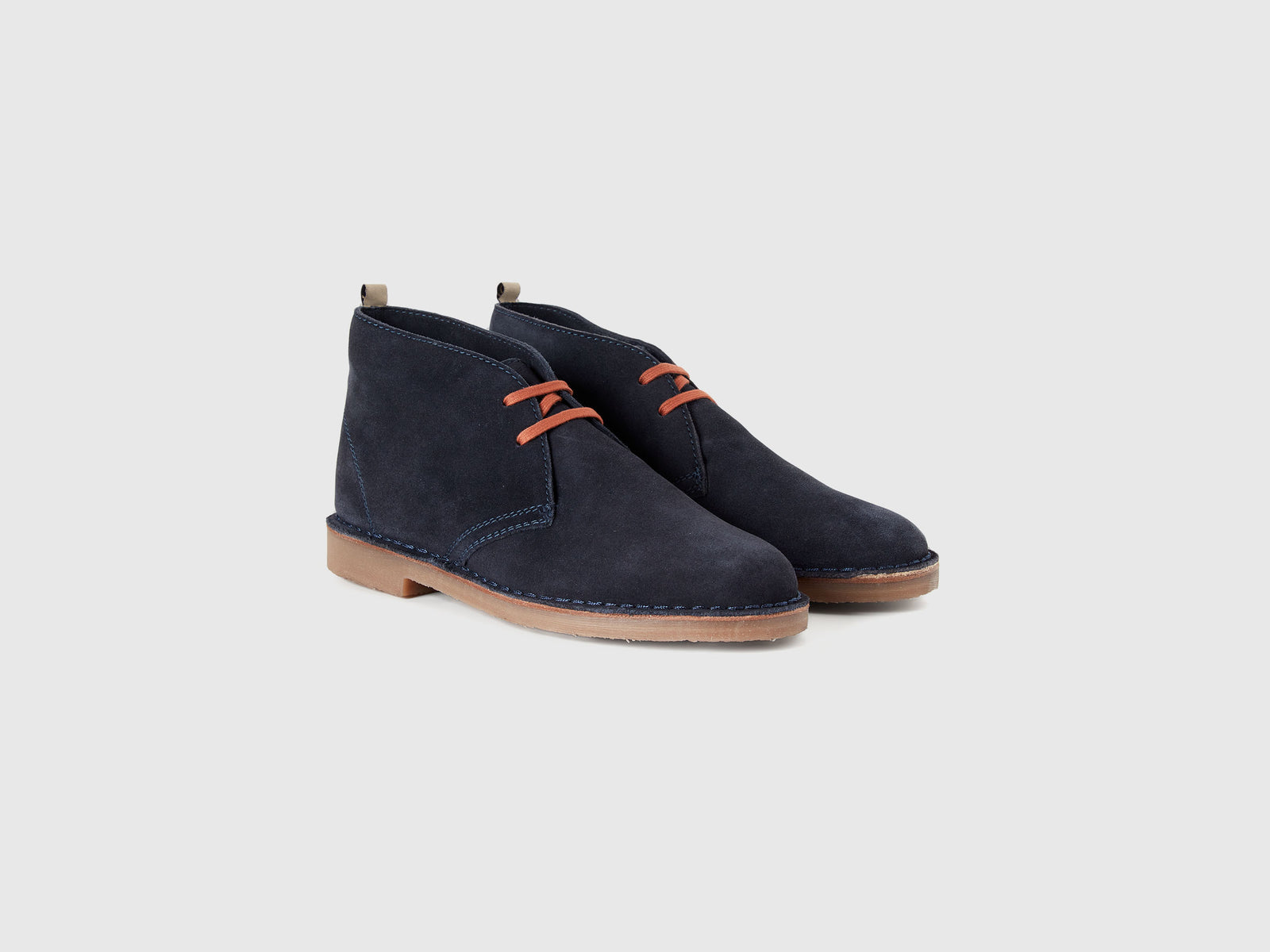 Polacchine in pelle da uomo blu 3 | Benetton Outlet