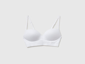 Reggiseno imbottito in cotone stretch