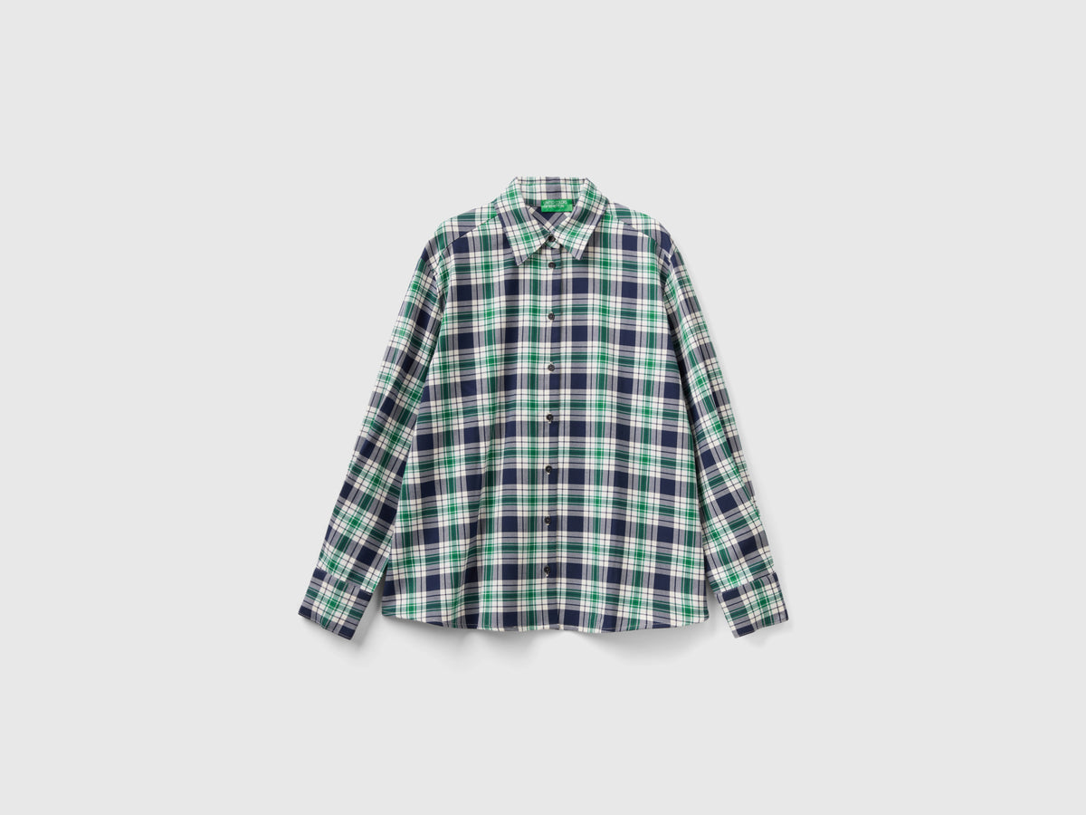 Camicia tartan boxy fit