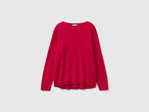 Maglia in cotone con scollo rotondo