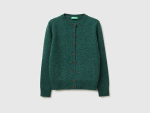 Cardigan in pura lana Shetland