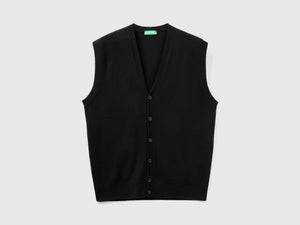 Gilet in pura lana Merino