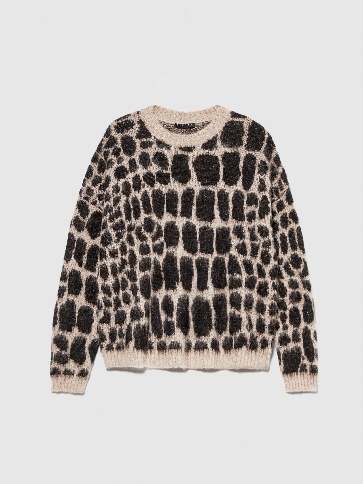 Maglia animalier da donna marrone | Sisley Outlet