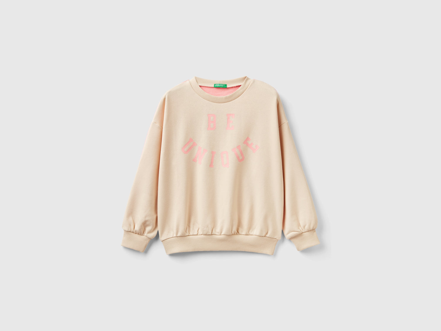 Felpa color block con stampa da bambina multi-color | Benetton Outlet