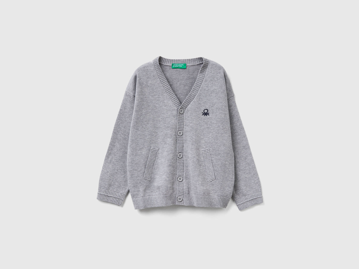 Cardigan con scollo a V