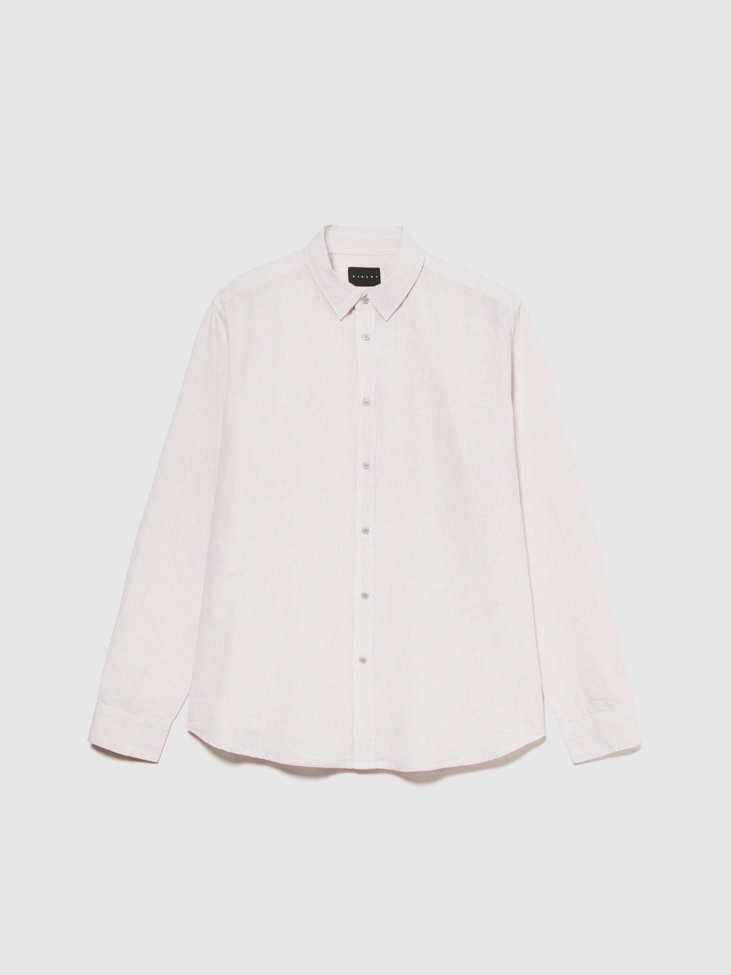 Camicia in misto lino da uomo rosa | Sisley Outlet