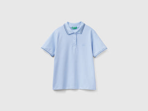 Polo in cotone bio stretch