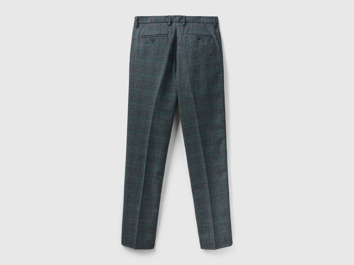 Pantaloni slim fit principe di Galles