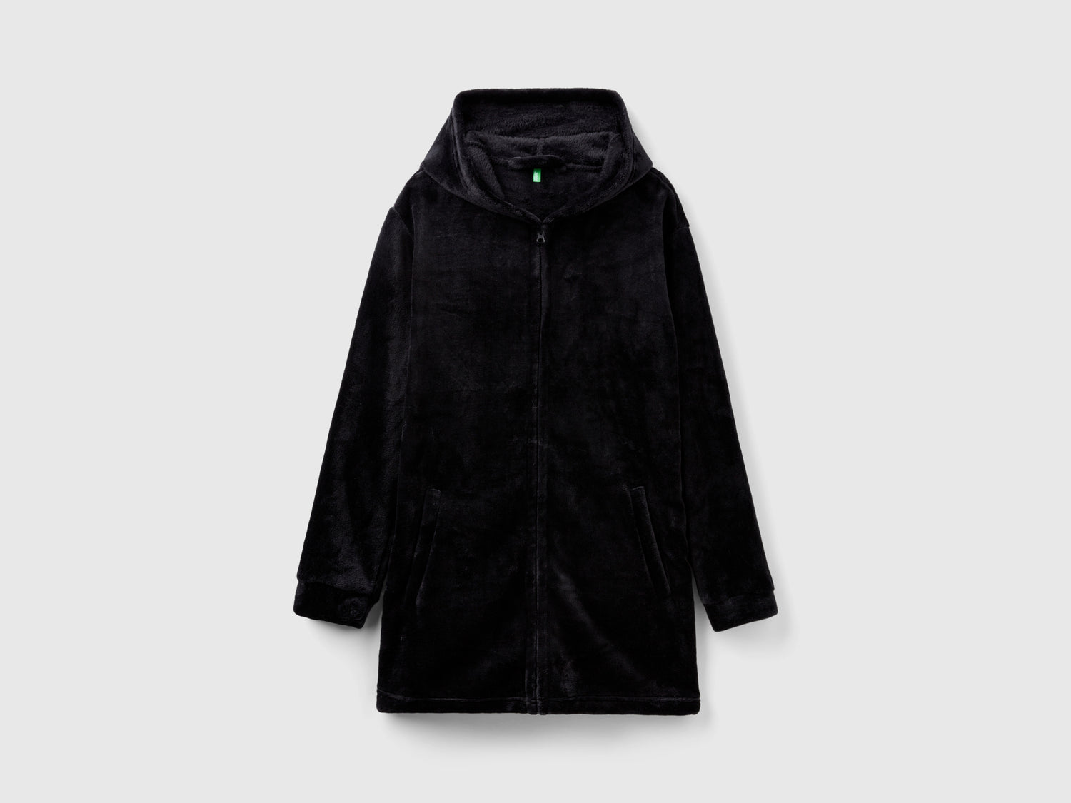 Vestaglia con zip da donna nero | Benetton Outlet