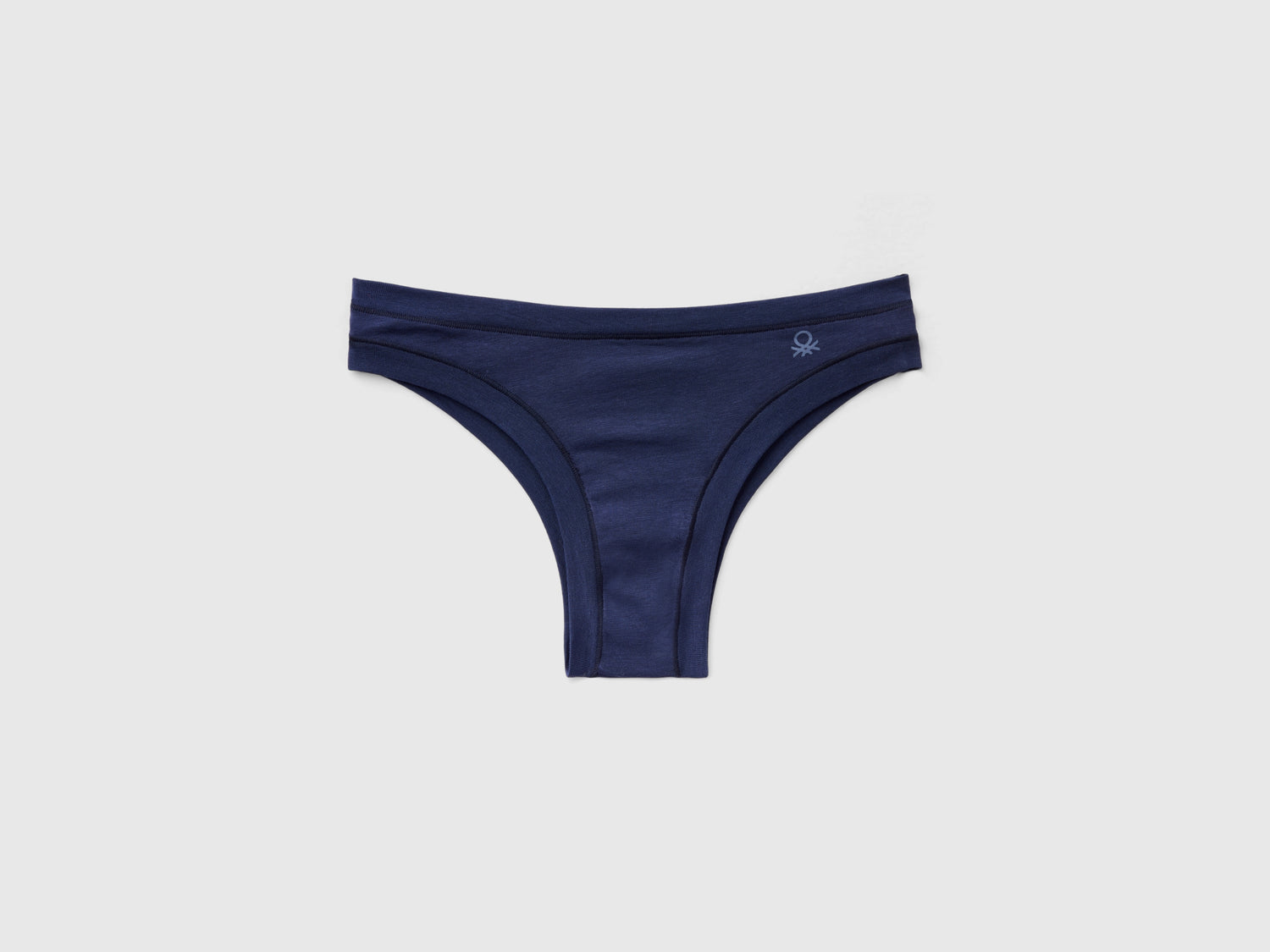 Brasiliana in cotone bio super stretch da donna blu scuro | Benetton Outlet