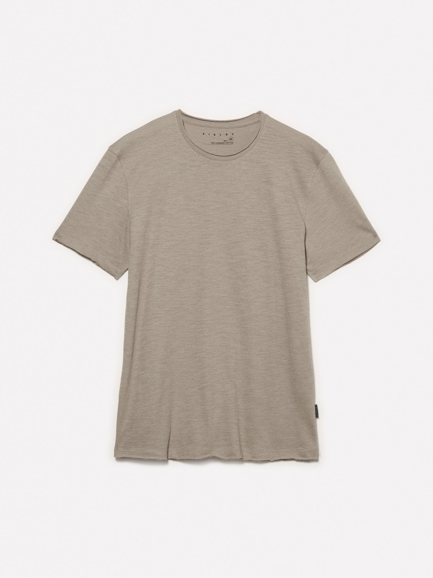 T-shirt a maniche corte slim fit da uomo marrone | Sisley Outlet