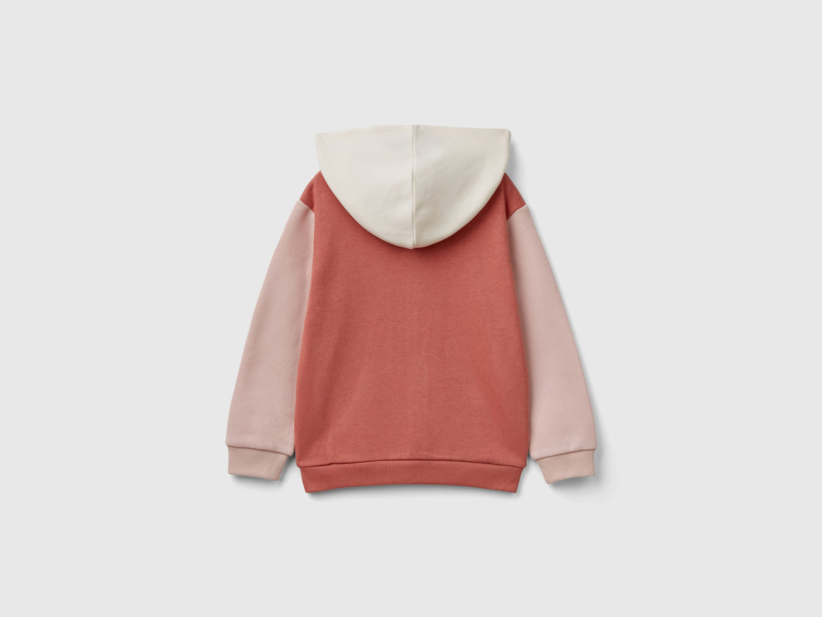 Sequin zip-up hoodie