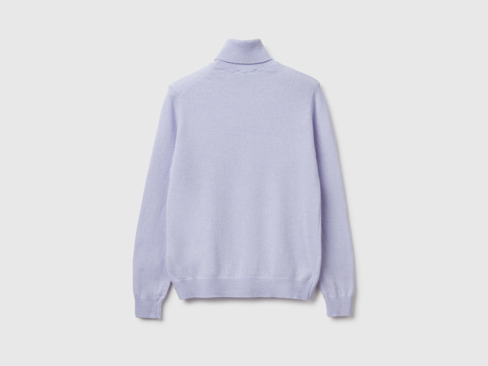 Maglione dolcevita in pura lana Merino da donna lilla 2 | Benetton Outlet