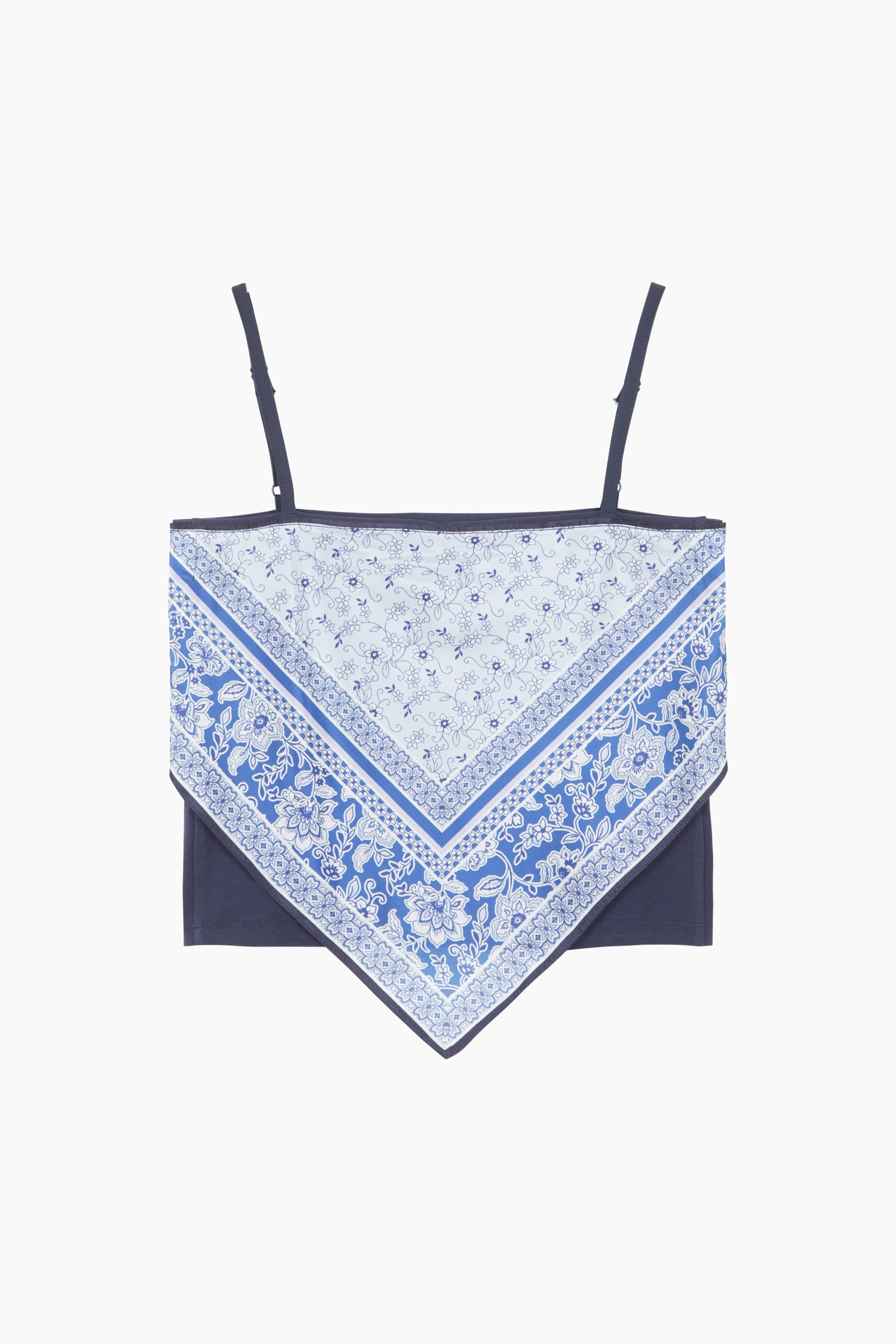 Top foulard da donna blu | Sisley Outlet